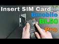 Insert The SIM Card Bmobile BL50 Pro