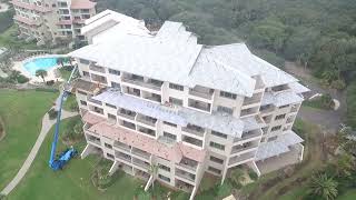Aerial Drone Survey of an Oceanfront Condo Roof Replacement | CSI Project Management screenshot 1