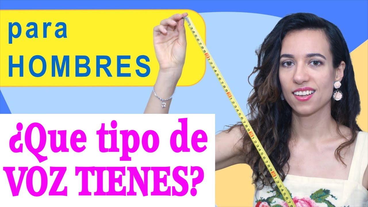 Que TIPO de voz TENGO para cantar? Prueba de rango vocal Para Hombres ...