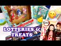 PLAYING NEW JAPANESE LOTTERIES AND EATING YUMMY TREATS!!!