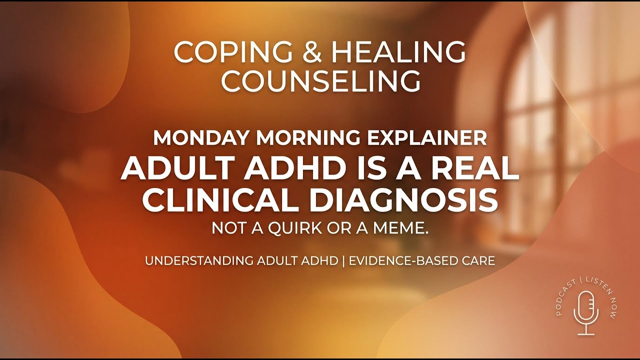 Monday morning explainer — Adult ADHD is... episode artwork