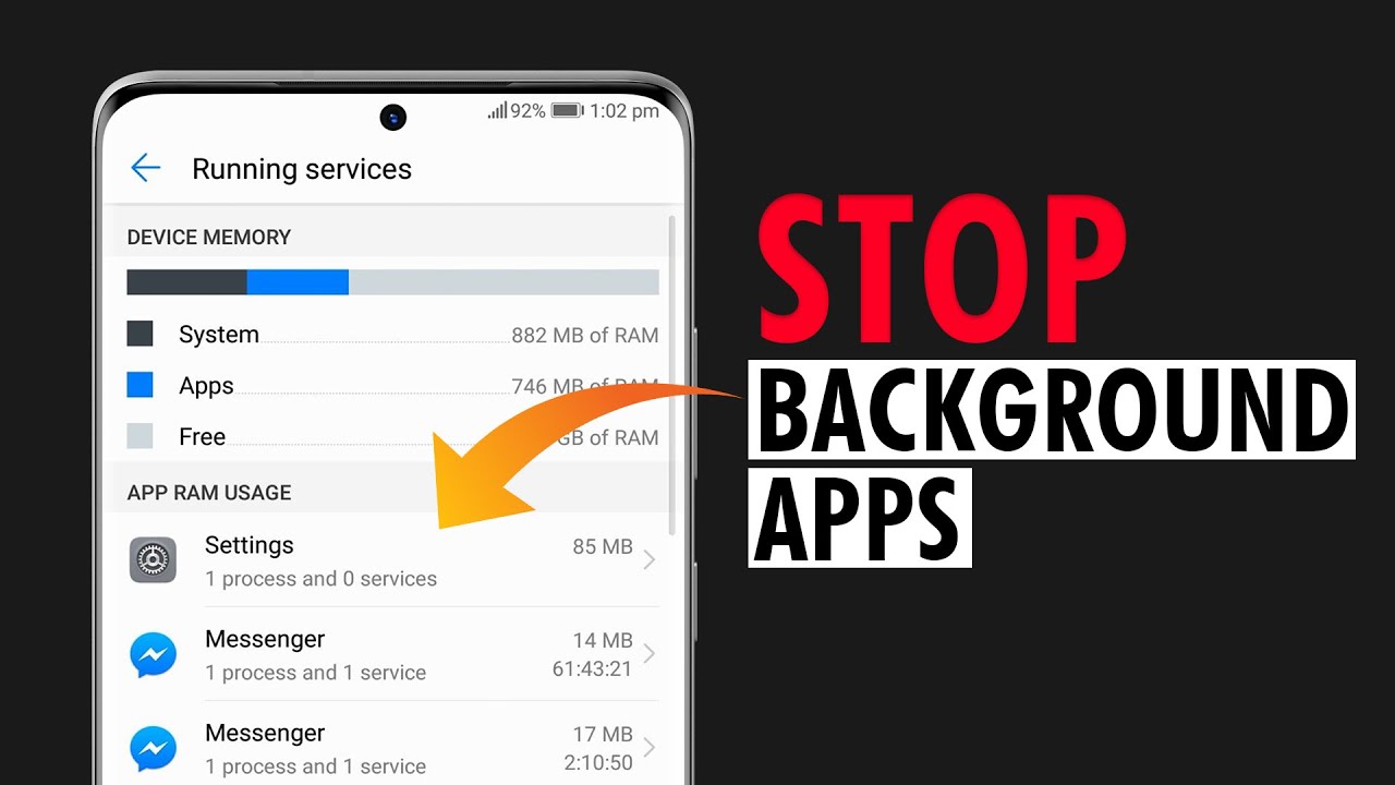 How To Stop Apps Running In The Background On Android Turn Off