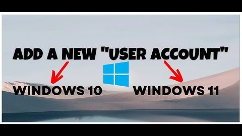HOW TO CREATE A NEW USER ACCOUNT IN WINDOWS 10 & 11 | P.C --- ENGLISH SUBTITLES