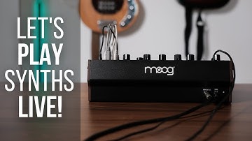 How to play and patch a synth for LIVE JAMS feat. Moog Mother-32 | Tutorial