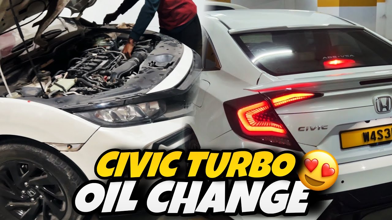 Civic Turbo Oil Change!! | Kafi Time Baad Civic Nikali😁