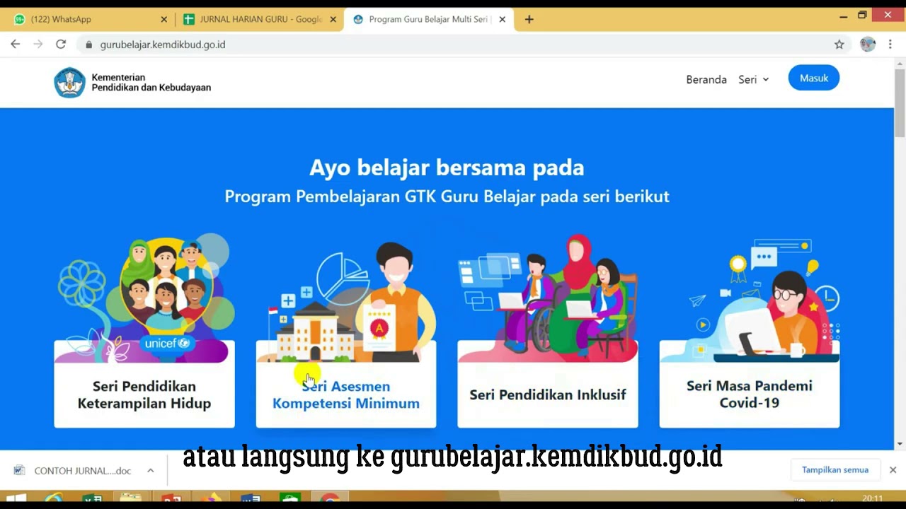 Download Contoh Web Jurnal Gif