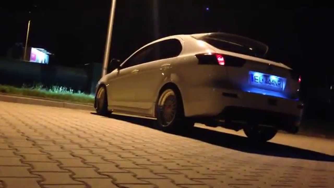 Mitsubishi Lancer Sportback modified exhaust sound 1.8 mivec YouTube