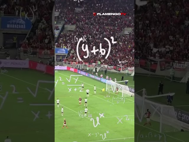Tudo perfeitamente calculado e o resultado? Gol do nosso Plata! 🧮