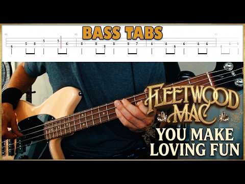You Make Loving Fun by Fleetwood Mac - Bass Cover with Tabs Play Along
