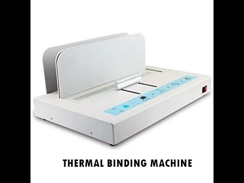 Thermal and thread Binding Machines & Folders - Thermal Binding Machine SK  5000 (A4) Manufacturer from Delhi