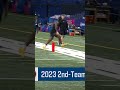 RIDICULOUS one-handed catch by Jaheim Bell! #nflcombine #shorts