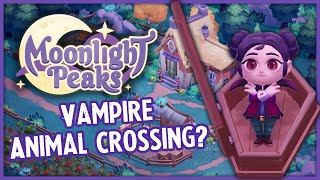 Moonlight Peaks  Animal Crossing + VAMPIRES?! (Demo Gameplay)