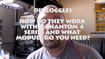 DJI GOGGLES TUTORIAL-DJI PHANTOM 4/4PRO-HDMI MODULE