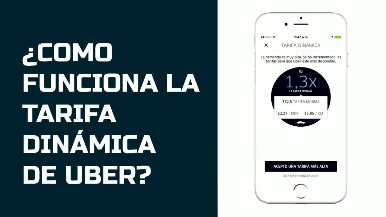 Uber topa tarifa dinámica a 4.9X