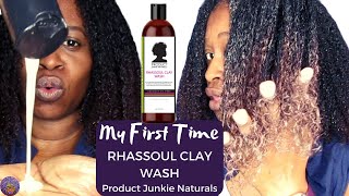 FIRST TIME EVER Rhassoul Clay Wash Product Junkie Naturals