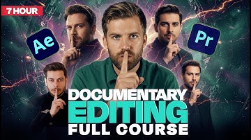 Documentary Video Editing Techniques 2026 Full Course |  After Effects & Premiere Pro