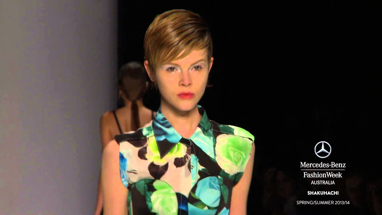 SHAKUHACHI MERCEDESBENZ FASHION WEEK AUSTRALIA SPRING SUMMER 2013/