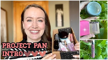 PROJECT PAN Intro 2022 || Rolling Style Makeup Use Up!