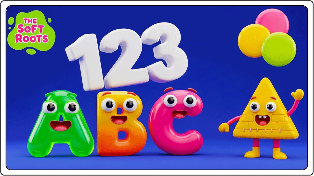 Preschool Learning activities for 3 year olds at home | Learn ABC Phonics Shapes Numbers Colors 🌈 thumbnail
