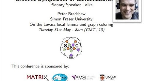 SSC2022 Peter Bradshaw - The Lovász local lemma and graph coloring