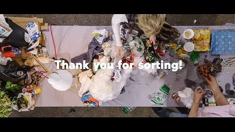 Recycling starts with sorting your waste