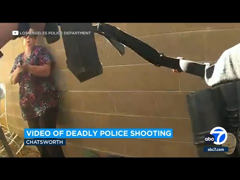 LAPD releases bodycam footage of deadly police shooting in Chatsworth