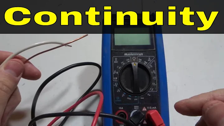 Checking For Continuity With A Multimeter-Easiest Tutorial