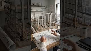 Sketch to 3D Reality | Modern G+2 Hostel Architecture Design Process #architecture#2bhkhousedesign