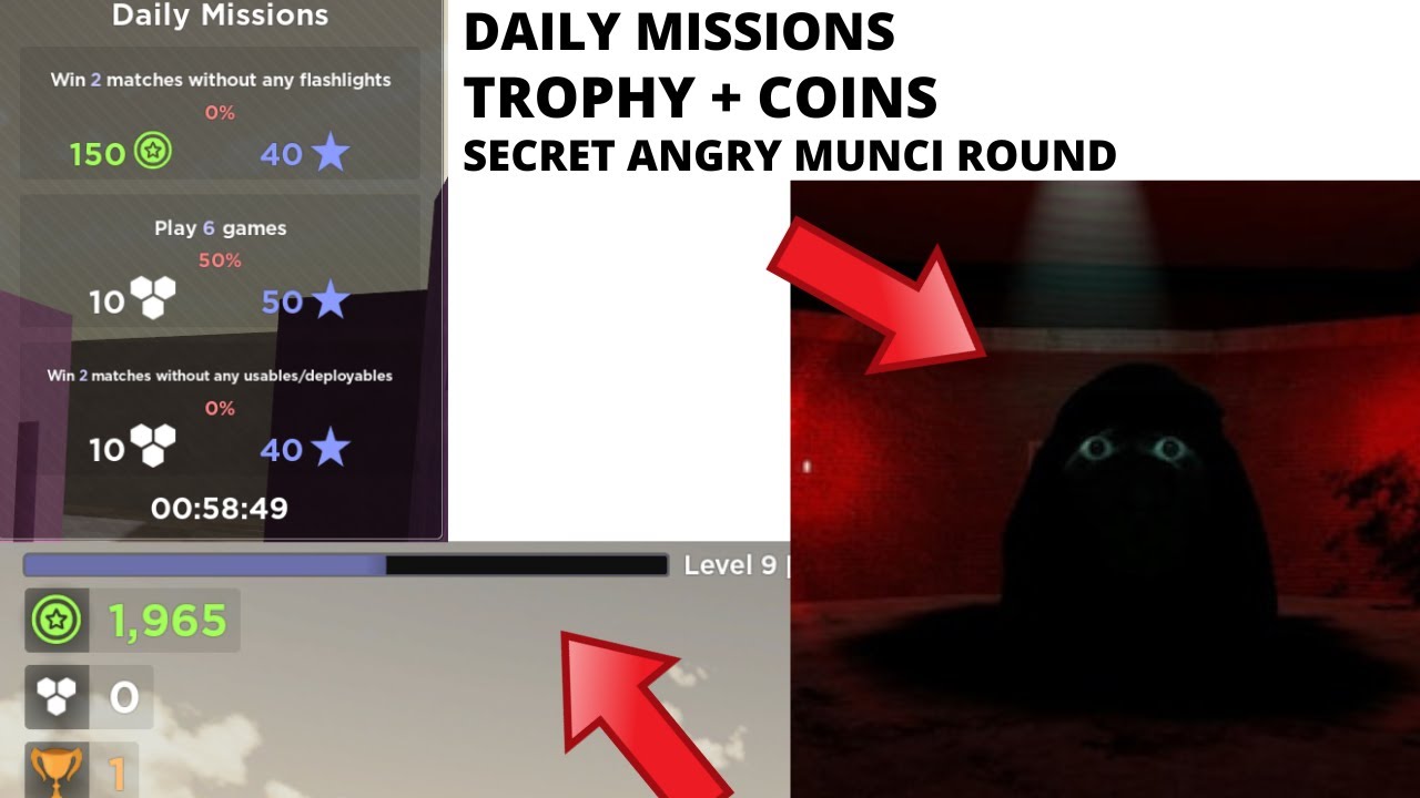 NEW SECRET ANGRY MUNCI LEVEL AND DAILY MISSIONS Roblox Evade YouTube