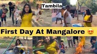 First Day At Mangalore😍Tambila| Rakshita tulu talks #rakshita #tulupaterga #mangalore #tambila