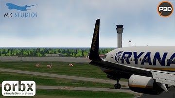 P3D V5.2 HD | Beautiful arrival into Dublin (EIDW) | Ryanair B738