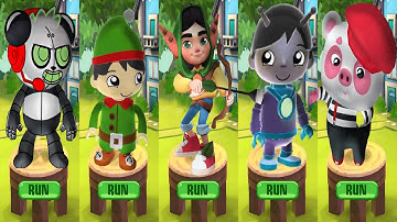 Tag with Elfs - Ryan vs Alfie From Subway Surfers vs Piggy Run GamePlay