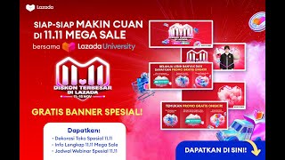 Siap Makin Cuan Dengan Dekorasi Tokomu Lebih Menarik Dengan Banner 11.11 2023 Diskon Terbesar Lazada Siap Makin Cuan Dengan Dekorasi Tokomu Lebih Menarik Dengan Banner 11.11 2023 Diskon Terbesar Lazada