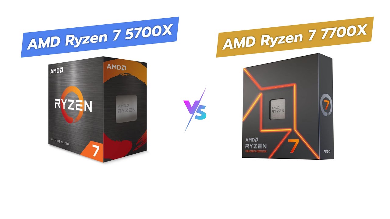 🔍 AMD Ryzen 7 5700X vs 7700X: Which CPU is Better? 🖥️ - YouTube