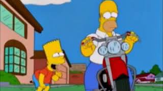The Simpsons - Bart laughs at Homer