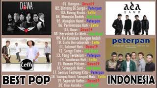 Kumpulan Lagu Pop Indonesia Terpopuler | Dewa19, Ada Band, Letto, Peterpan | Kangen,Bintang Di Surga