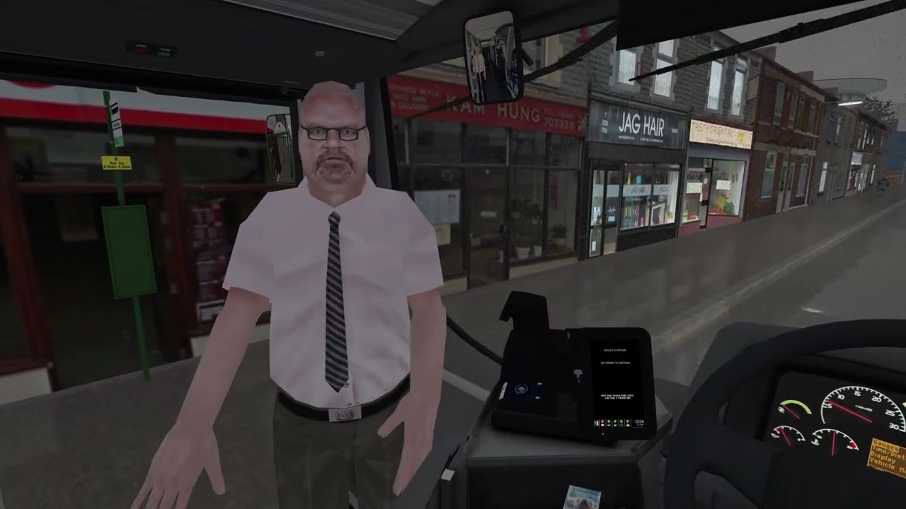 OMSI2 | Scunthrope | Rainy Day - Perfect for Sleeping | Route 4 ⇒Scunthorpe Station