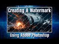 Create a Watermark Pattern in Photoshop.