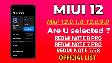 OFFICIAL MIUI 12 INDIA STABLE USER SELECTED | INDIA SELECTED USER MIUI 12 INDIA STABLE OTA UPDATE