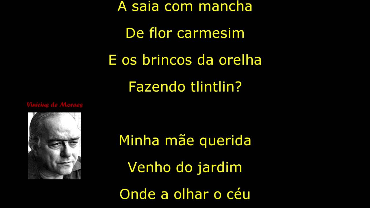Poema Mãe Vinicius De Moraes - ZULEDU