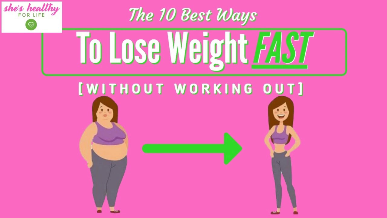 10 Best Ways To Lose Weight Fast Without Working Out | Nutrition Is Key ...