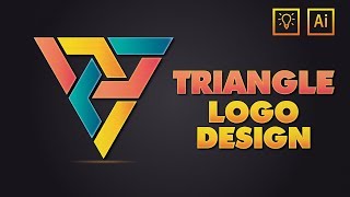 Information Professional  Logo Design  | Illustrator CC Tutorial | Triangle Logo News