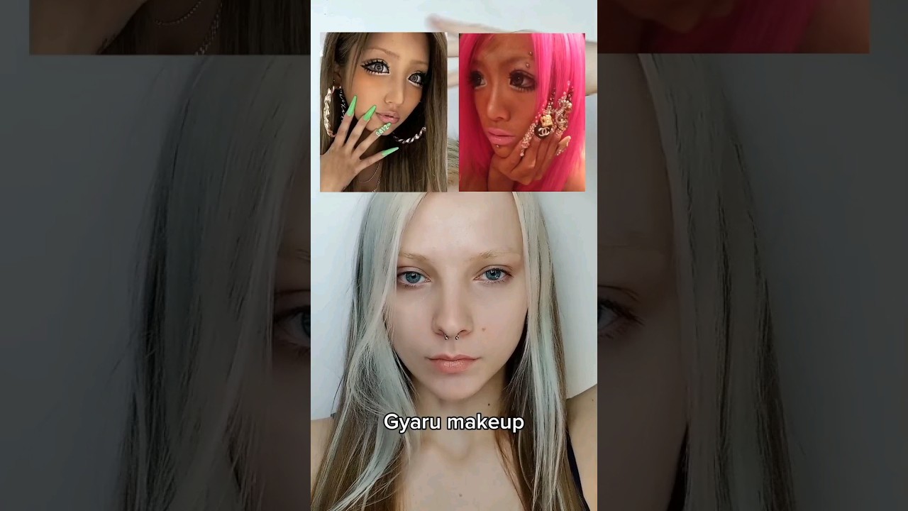 Gyaru makeup ✌🏻 