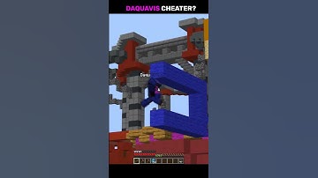 Daquavis Cheater? 🤯🌪️ #shorts #minecraft #bedwars #viral #gaming
