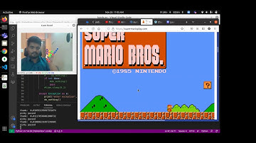 Hand gesture recognition | Super Mario | using OpenCV