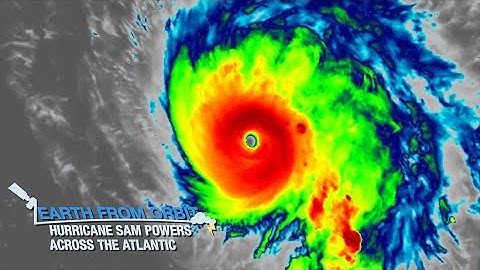 Earth from Orbit: Hurricane Sam Powers Across the Atlantic