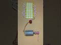 Powering 10 LED Light With 775 DC Motor Generator #dcmotor #tech #shorts