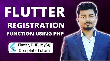 Flutter Registration Function With PHP (Part 44) | Flutter, PHP, Mysql Tutorial Series