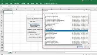 EXCEL:Pivot Table- How to get Ms Access Data Base Tables Source data to create PivotTable in excel