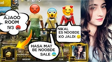 Random 3 players call me Noob / challenge for 1vs3 TDM room ( Part -1 )